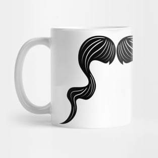 Swirl Moustache Mug